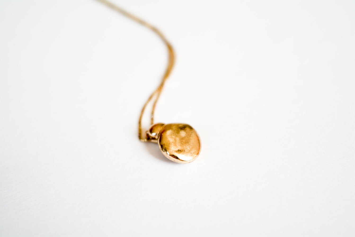 de Popp Gold Drop Necklace