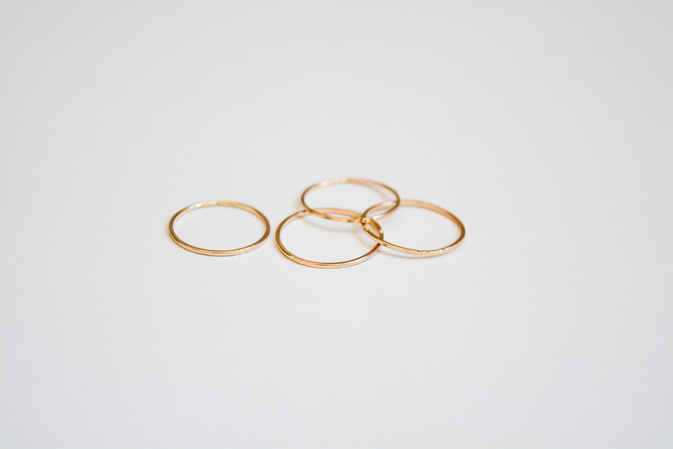 Simple Lines Stacking Ring